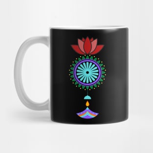 Pendant spiritual with lotus flower Mug